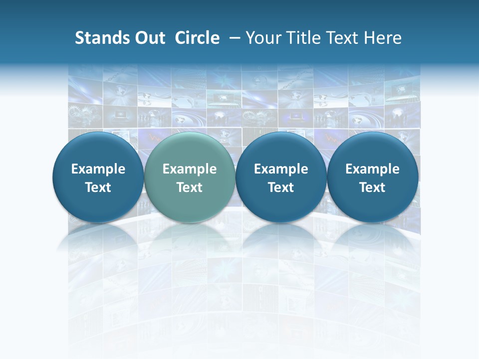 Binary Globe Abstract PowerPoint Template