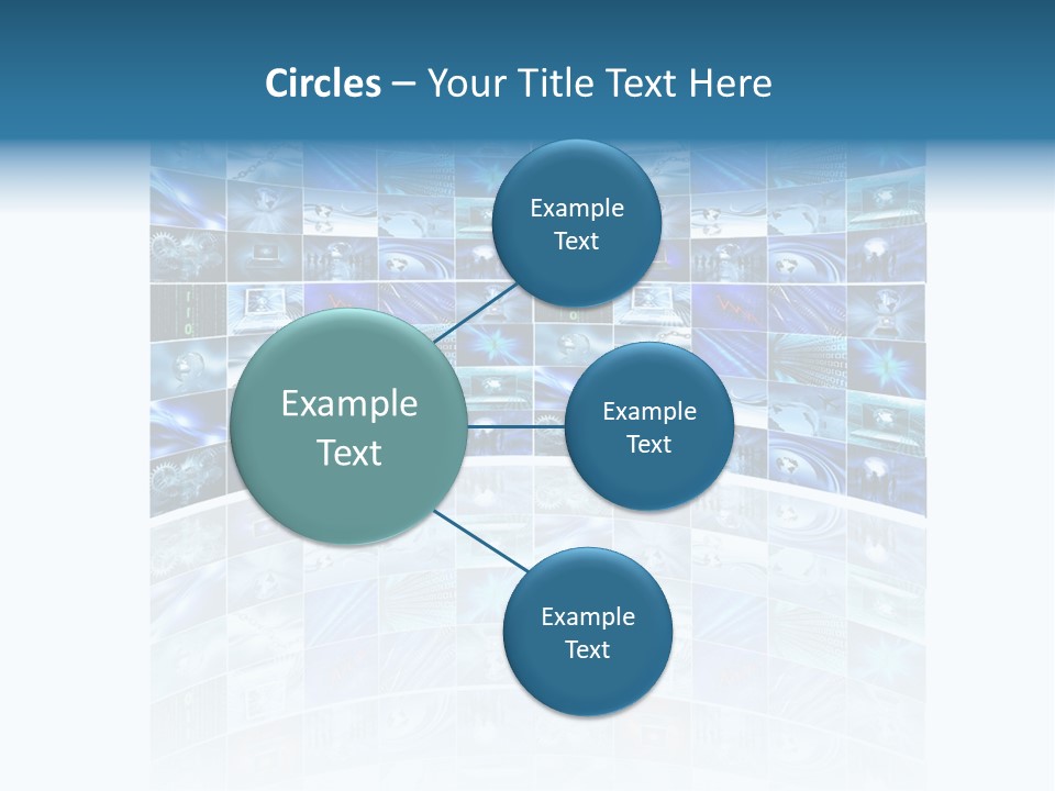 Binary Globe Abstract PowerPoint Template