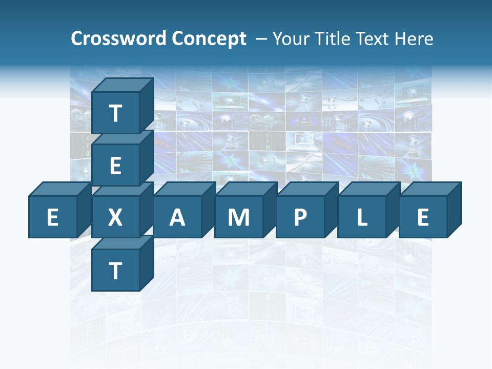 Binary Globe Abstract PowerPoint Template