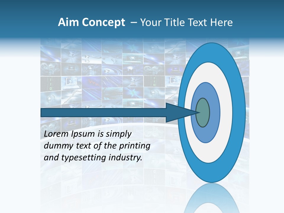 Binary Globe Abstract PowerPoint Template