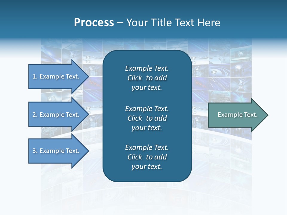 Binary Globe Abstract PowerPoint Template
