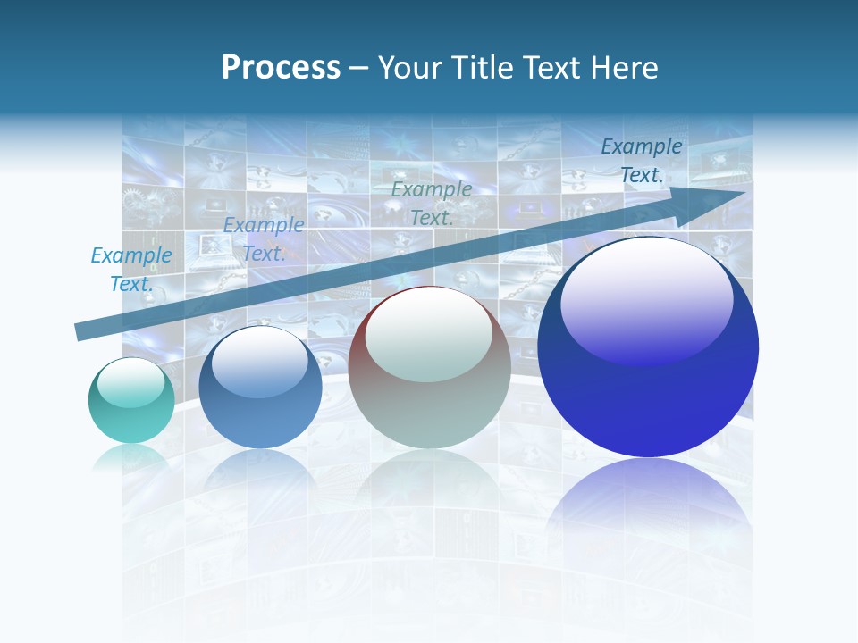 Binary Globe Abstract PowerPoint Template