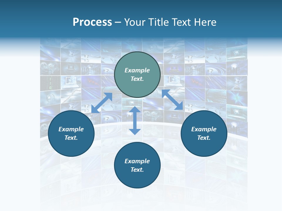 Binary Globe Abstract PowerPoint Template