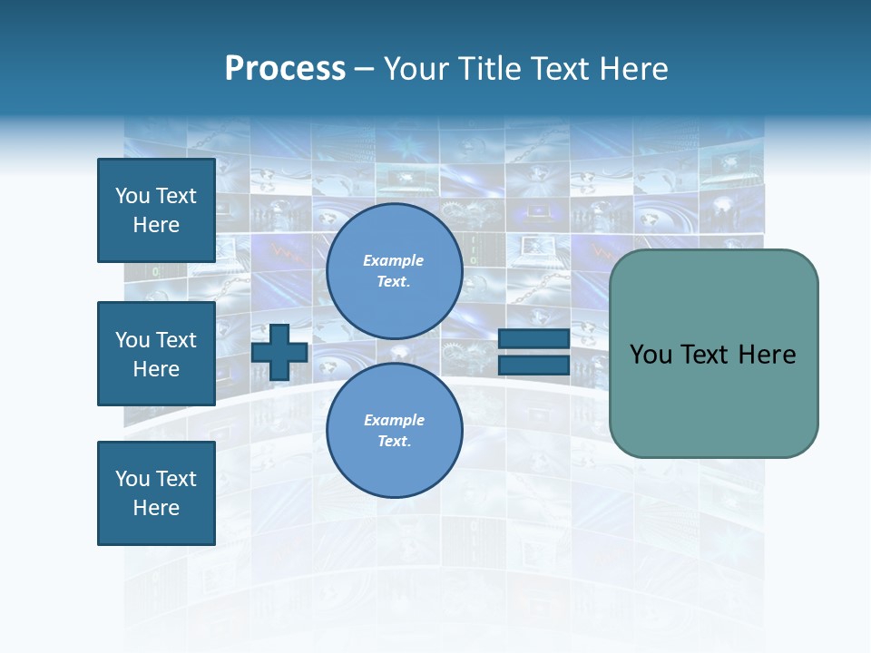Binary Globe Abstract PowerPoint Template