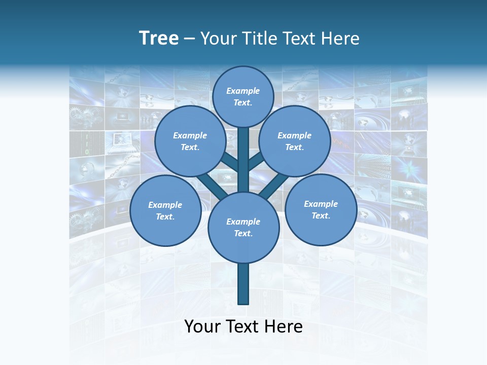 Binary Globe Abstract PowerPoint Template