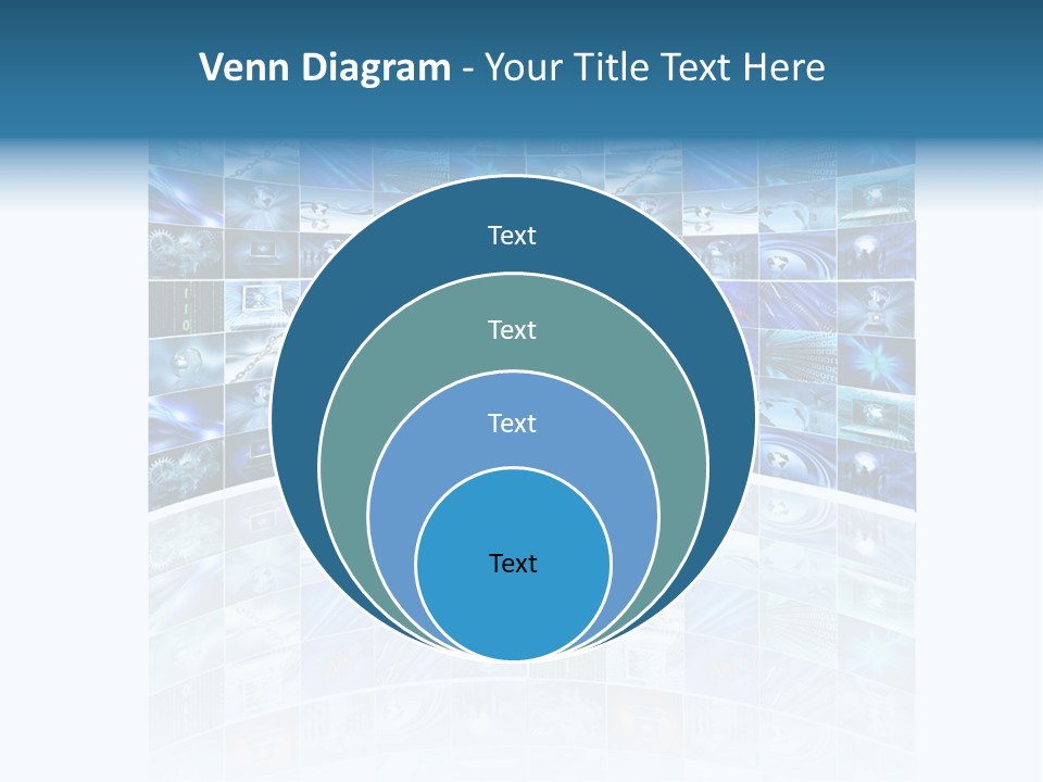 Binary Globe Abstract PowerPoint Template