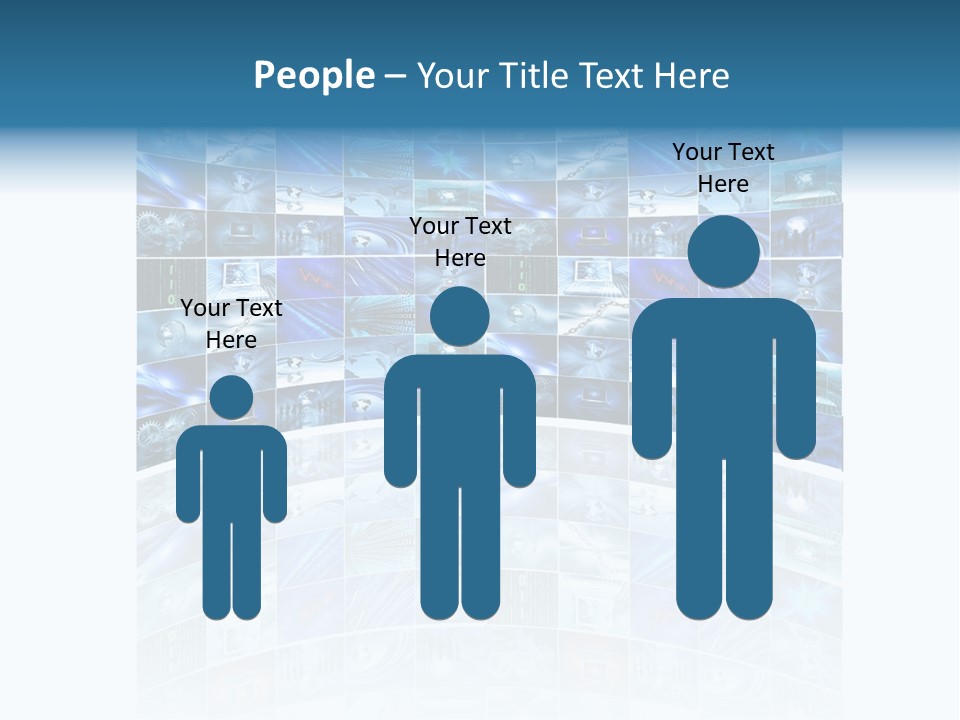Binary Globe Abstract PowerPoint Template