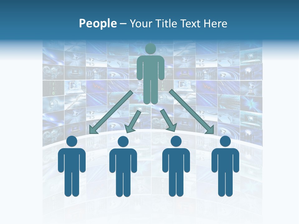 Binary Globe Abstract PowerPoint Template