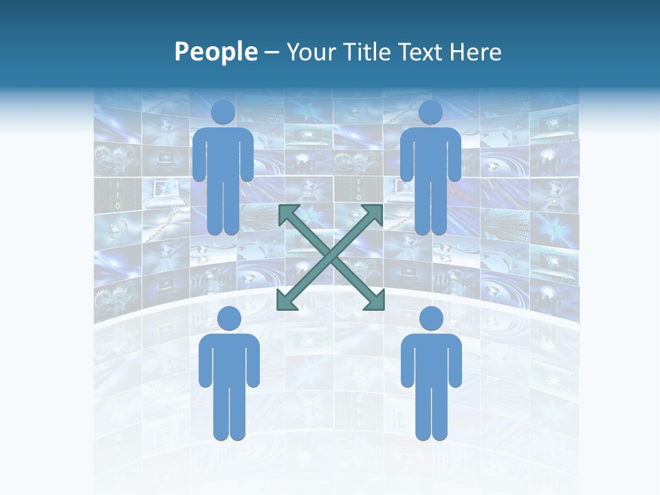 Binary Globe Abstract PowerPoint Template