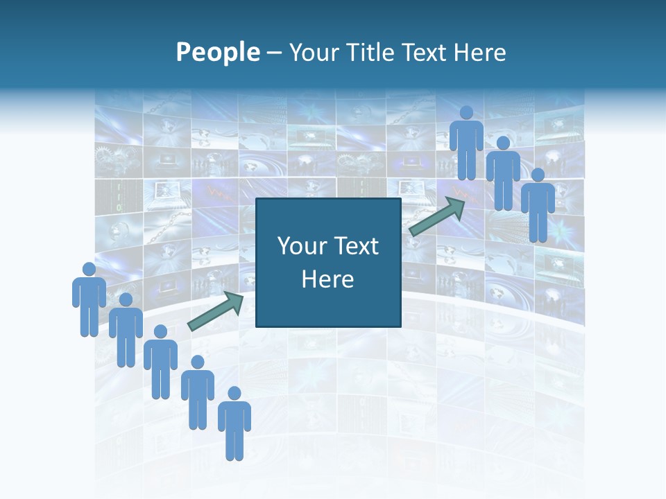 Binary Globe Abstract PowerPoint Template