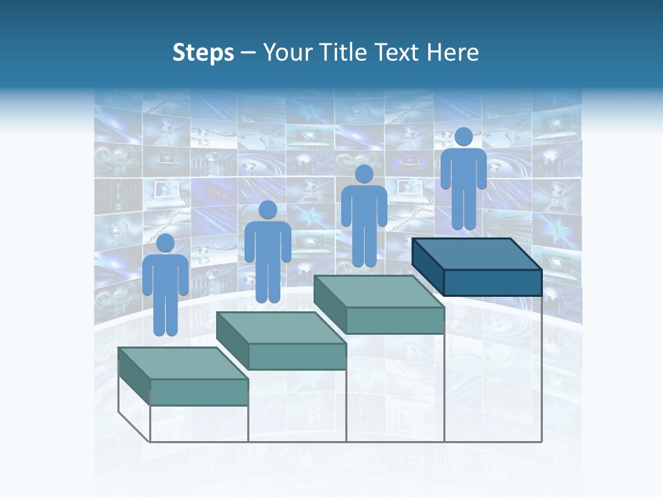Binary Globe Abstract PowerPoint Template