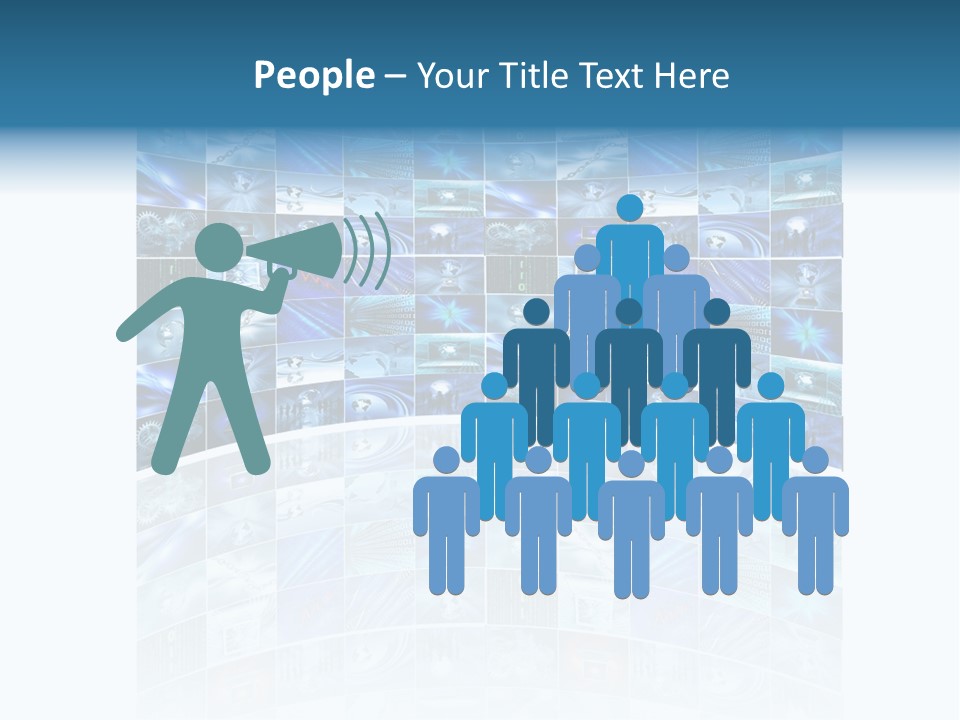 Binary Globe Abstract PowerPoint Template