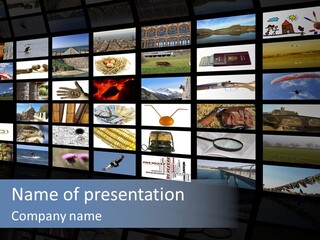 Floor Widescreen Electronic PowerPoint Template