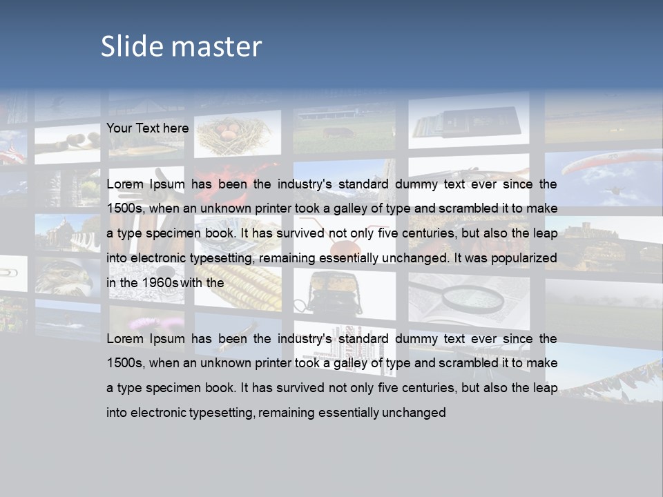 Floor Widescreen Electronic PowerPoint Template