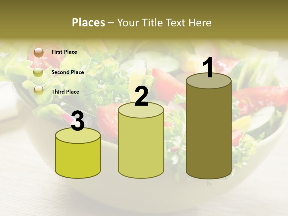 Tasty Object Plate PowerPoint Template