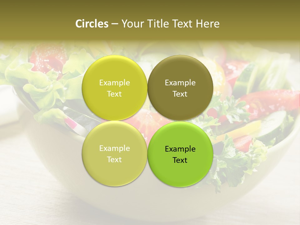 Tasty Object Plate PowerPoint Template
