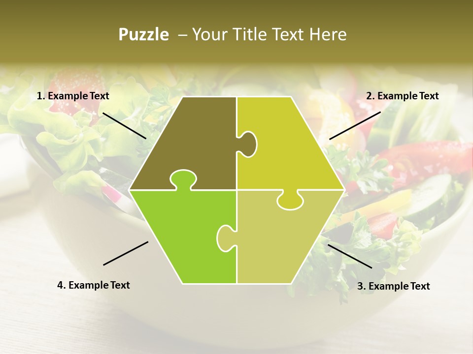 Tasty Object Plate PowerPoint Template