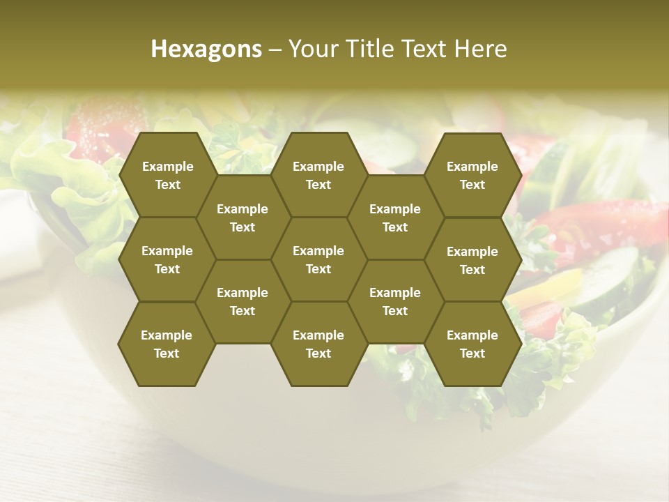 Tasty Object Plate PowerPoint Template