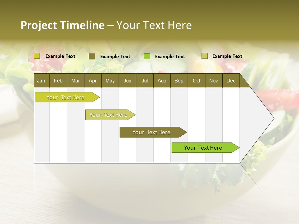 Tasty Object Plate PowerPoint Template