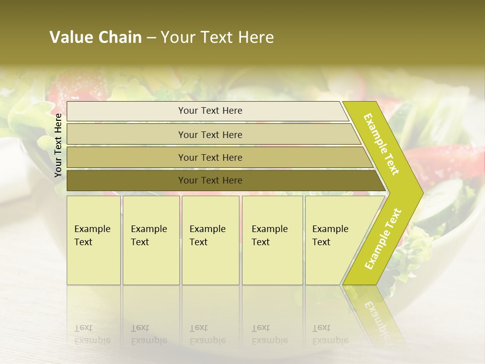 Tasty Object Plate PowerPoint Template