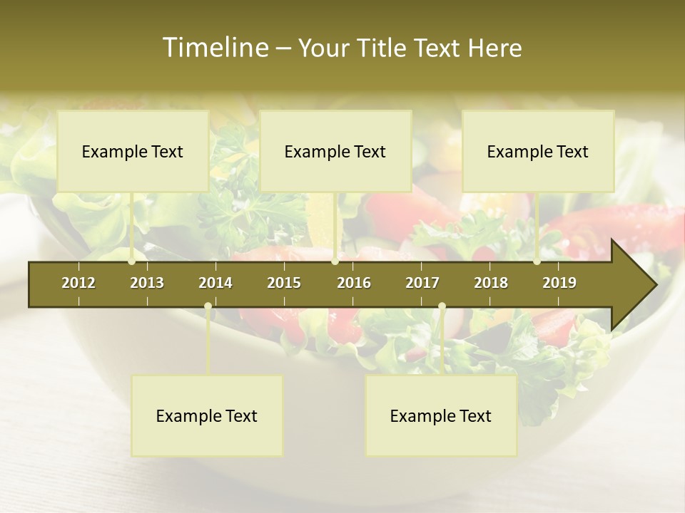 Tasty Object Plate PowerPoint Template