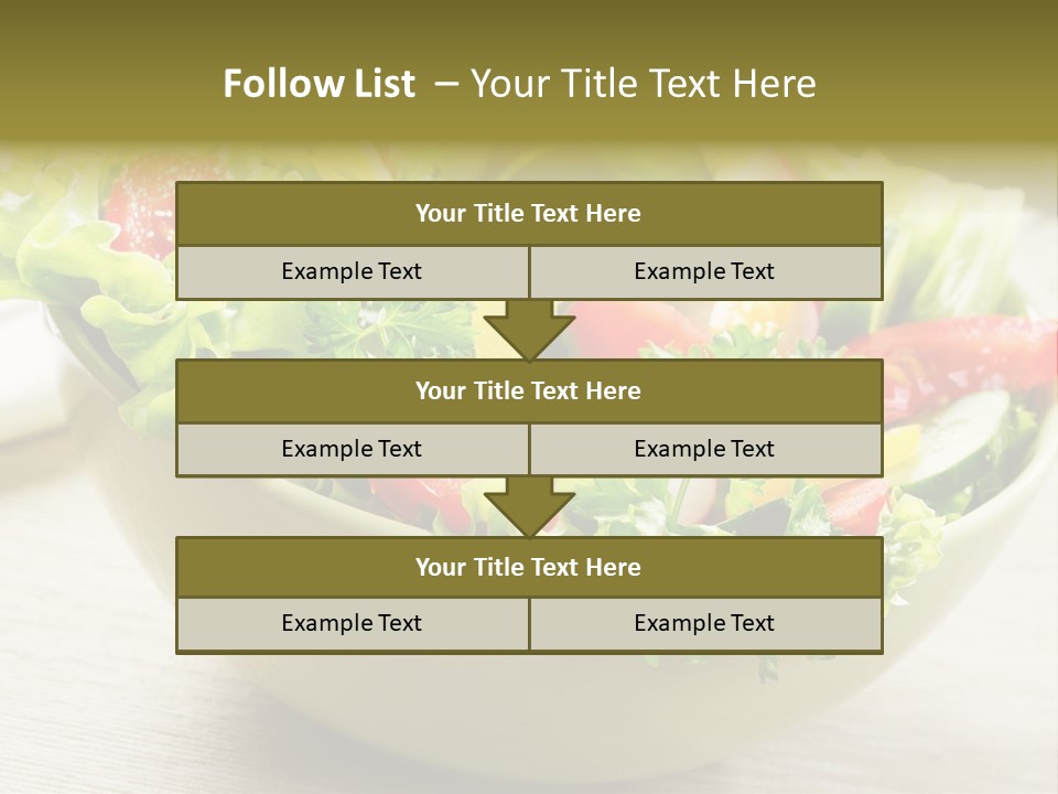 Tasty Object Plate PowerPoint Template