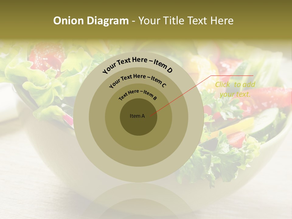 Tasty Object Plate PowerPoint Template