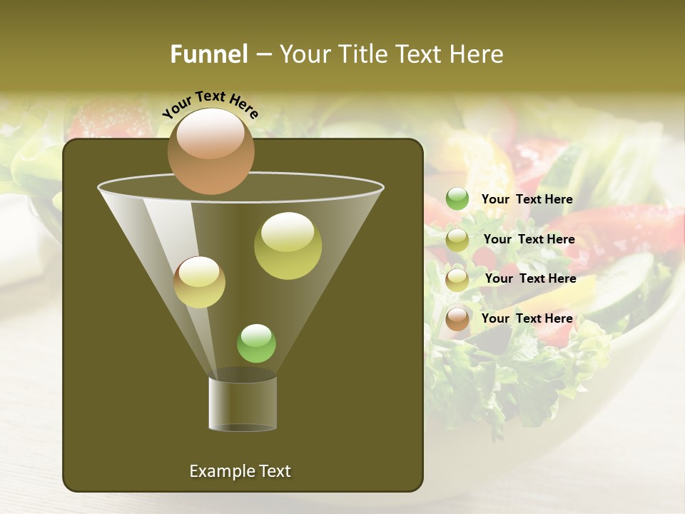 Tasty Object Plate PowerPoint Template