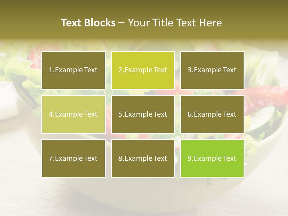 Tasty Object Plate PowerPoint Template