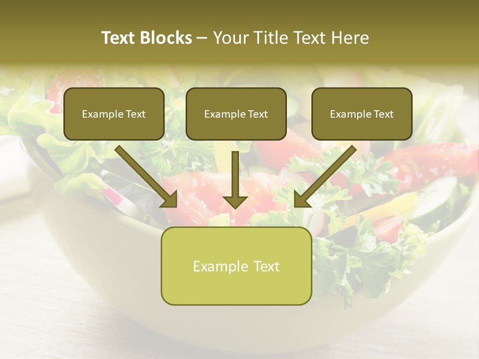 Tasty Object Plate PowerPoint Template