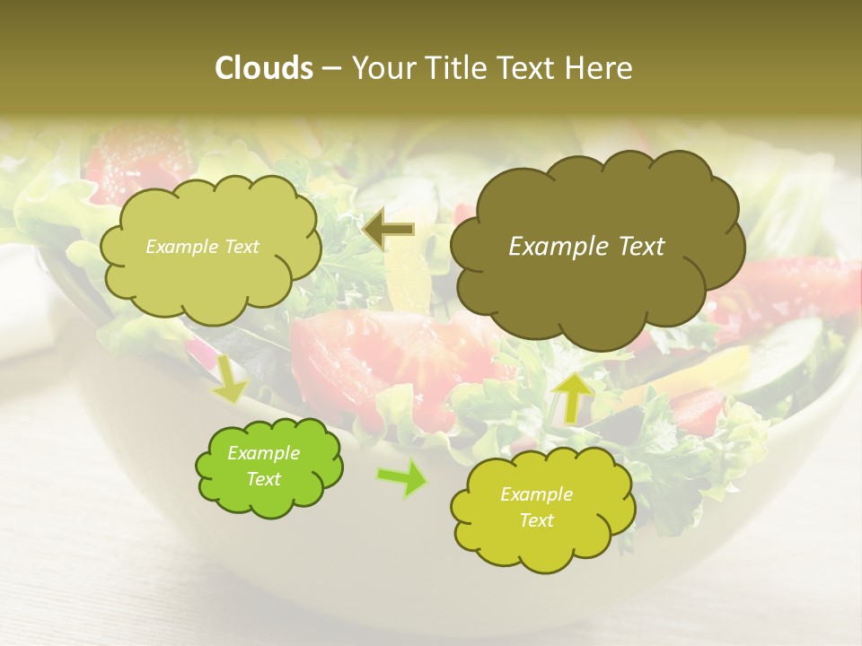 Tasty Object Plate PowerPoint Template