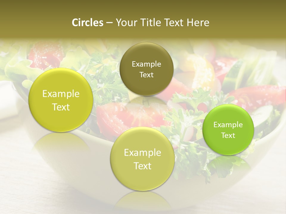 Tasty Object Plate PowerPoint Template
