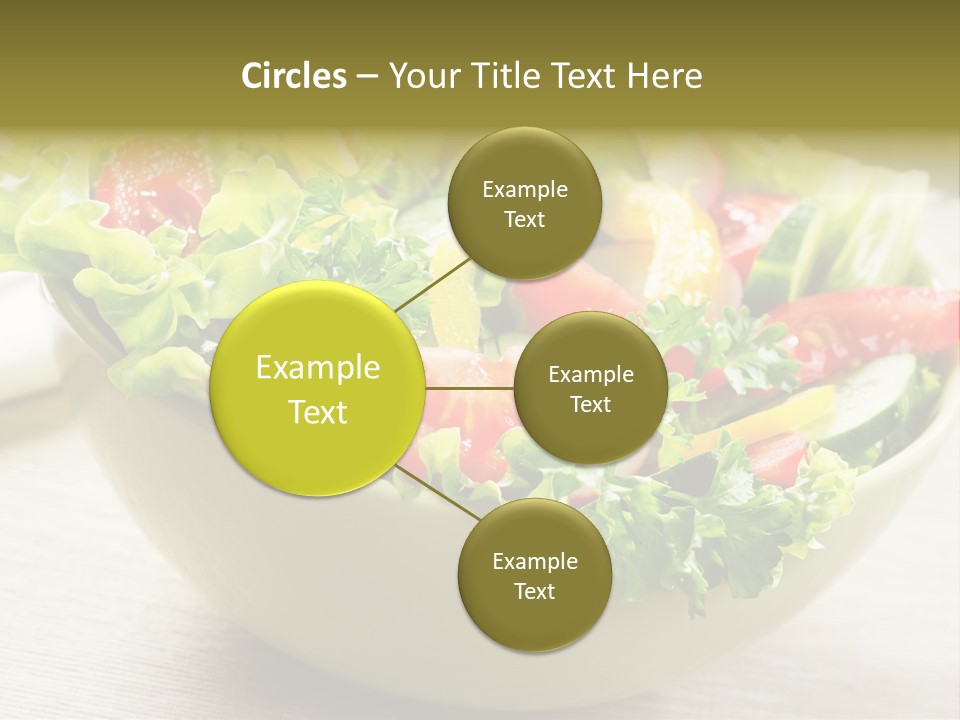 Tasty Object Plate PowerPoint Template