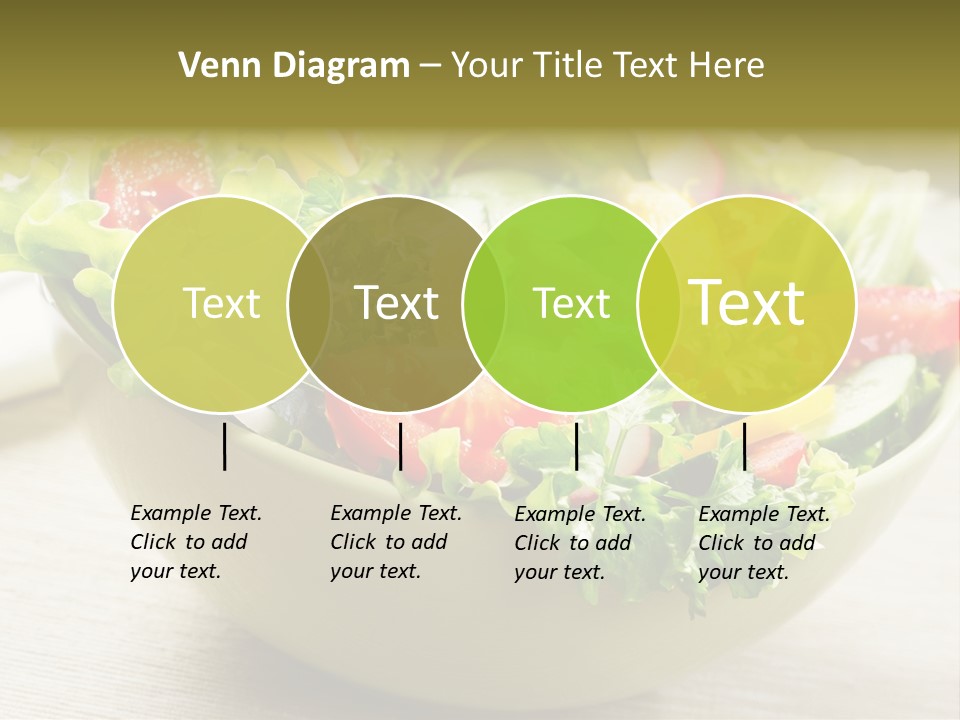 Tasty Object Plate PowerPoint Template