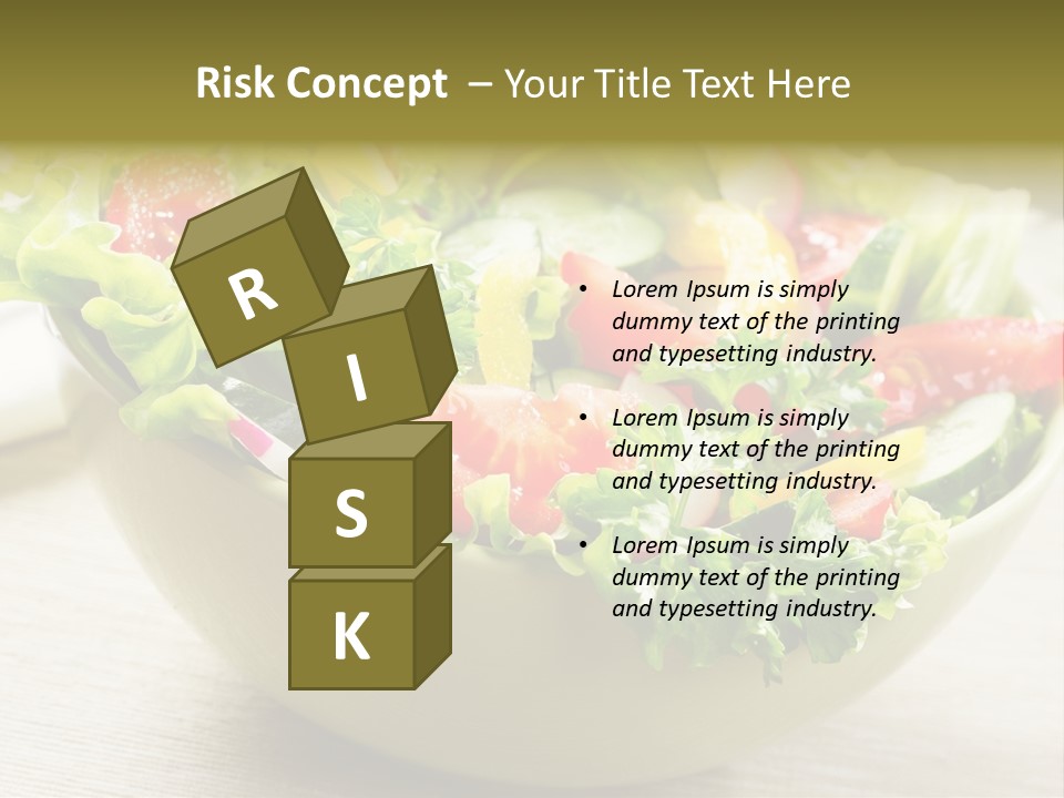 Tasty Object Plate PowerPoint Template