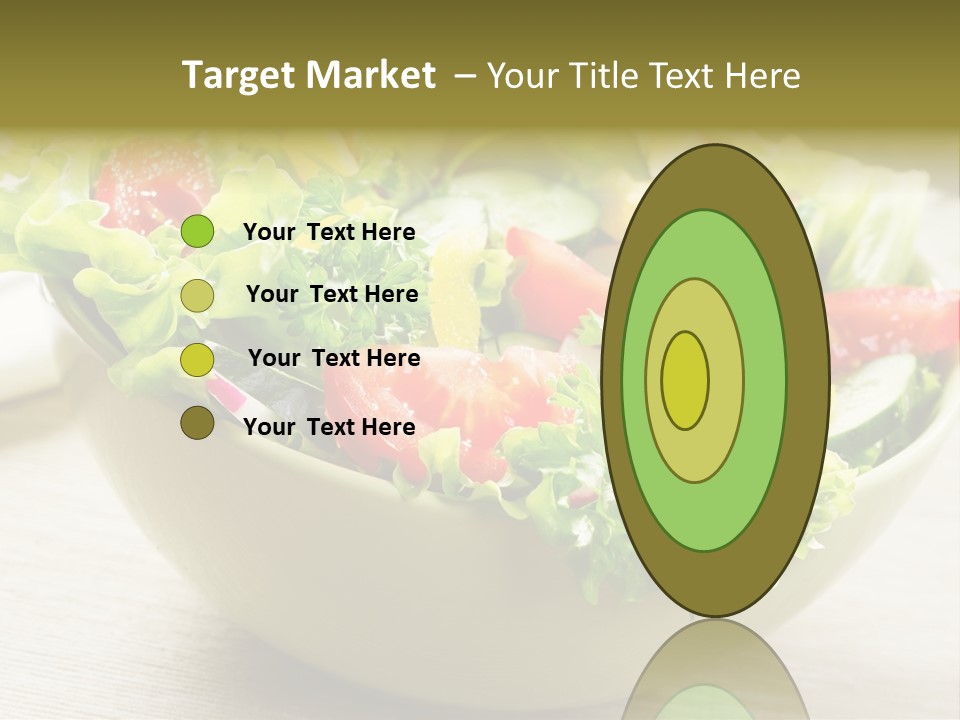 Tasty Object Plate PowerPoint Template