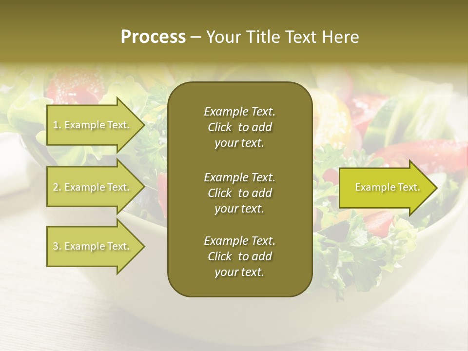 Tasty Object Plate PowerPoint Template