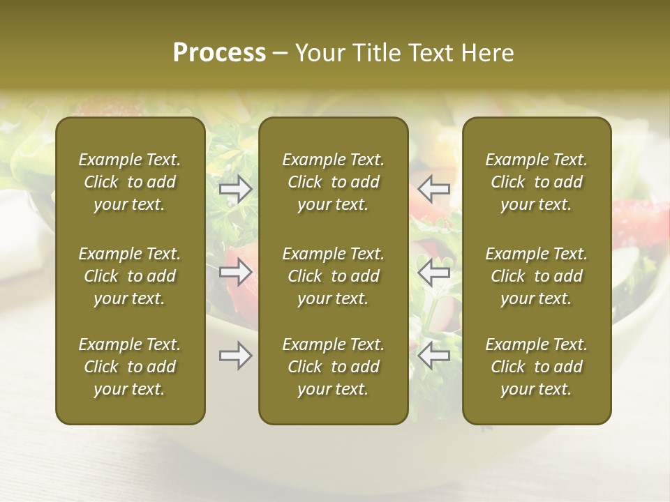 Tasty Object Plate PowerPoint Template