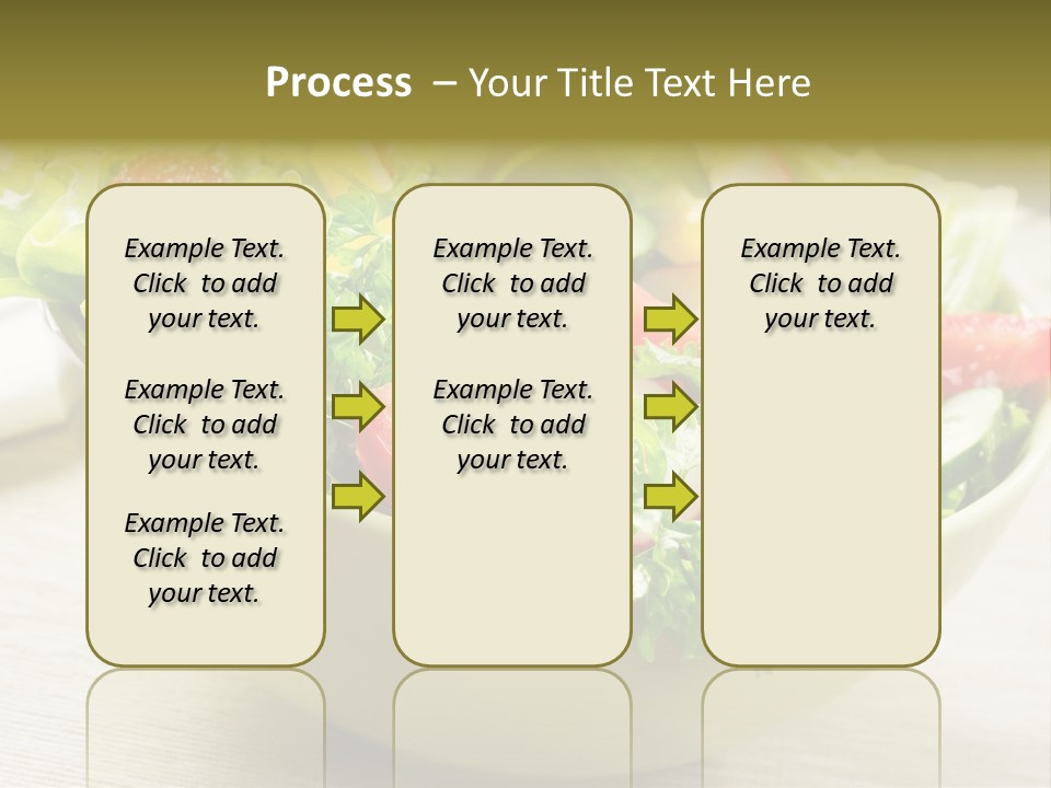 Tasty Object Plate PowerPoint Template