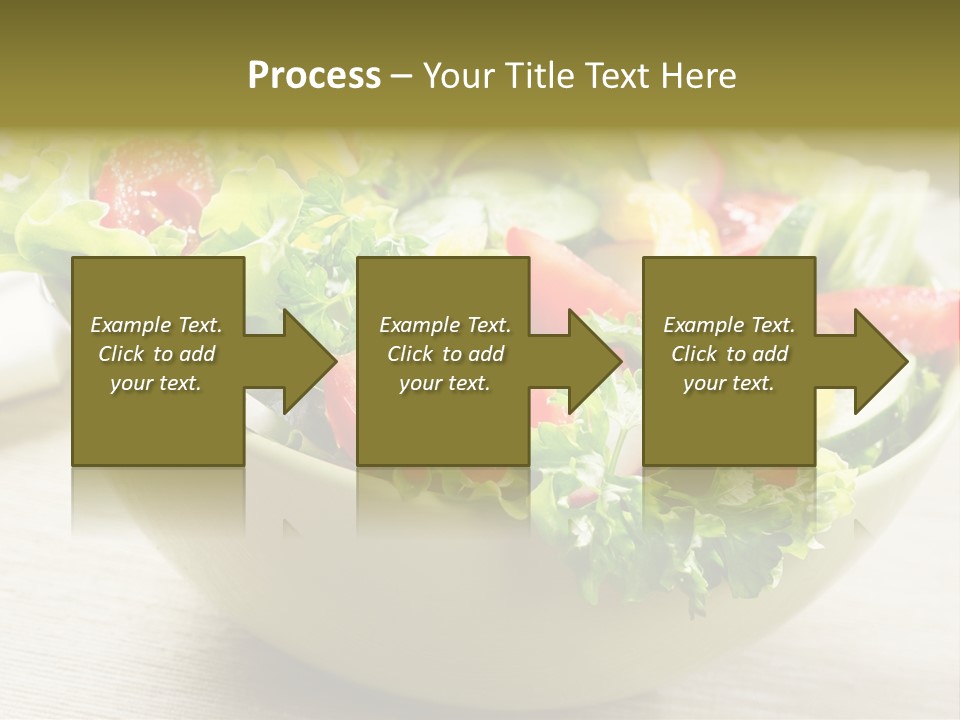 Tasty Object Plate PowerPoint Template