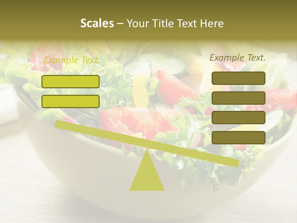 Tasty Object Plate PowerPoint Template