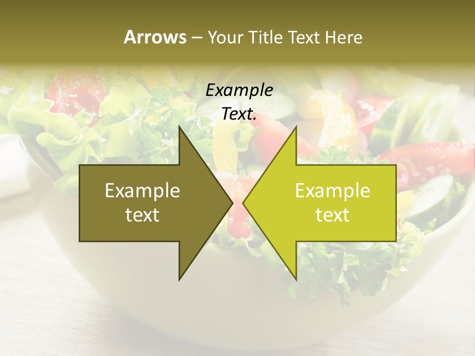 Tasty Object Plate PowerPoint Template