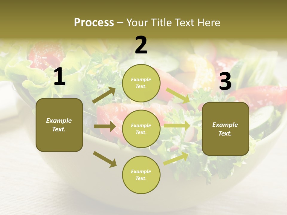 Tasty Object Plate PowerPoint Template