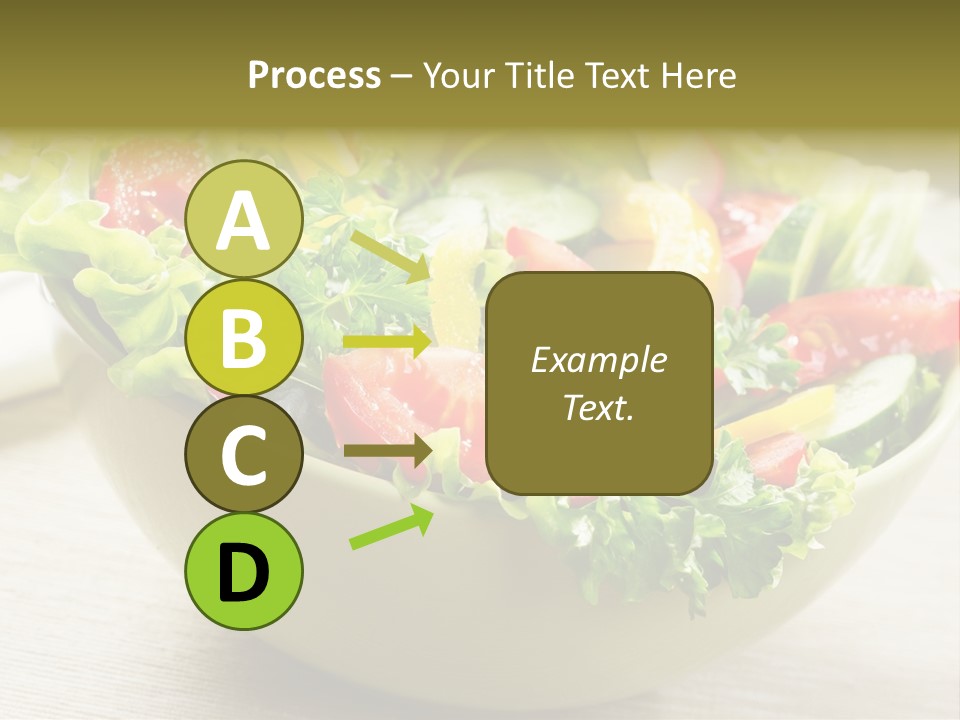 Tasty Object Plate PowerPoint Template