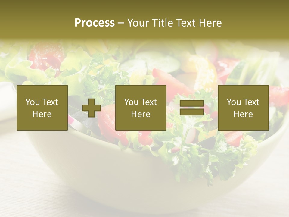 Tasty Object Plate PowerPoint Template