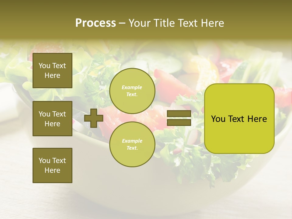 Tasty Object Plate PowerPoint Template