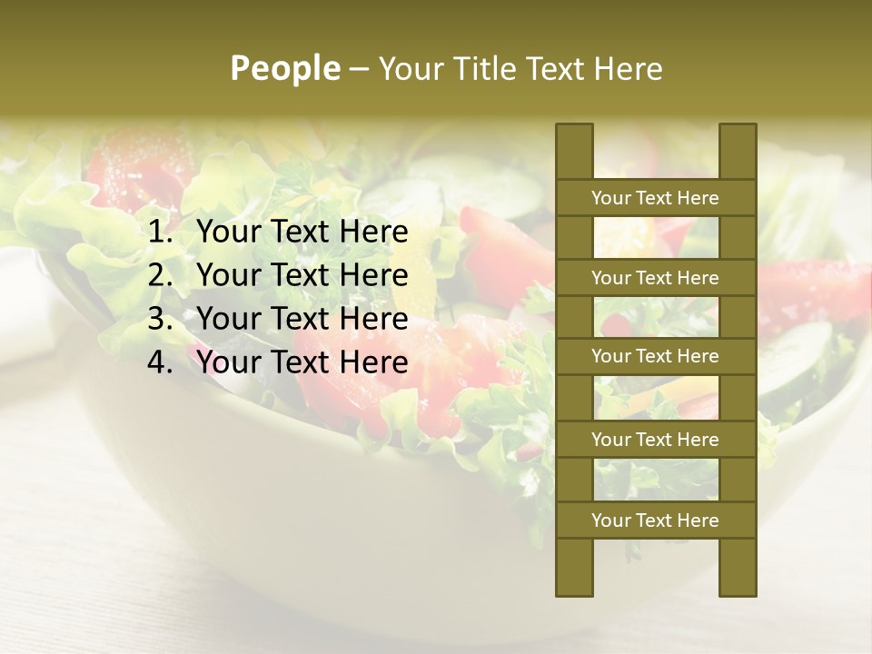 Tasty Object Plate PowerPoint Template