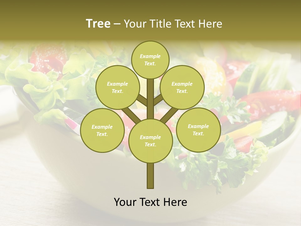 Tasty Object Plate PowerPoint Template