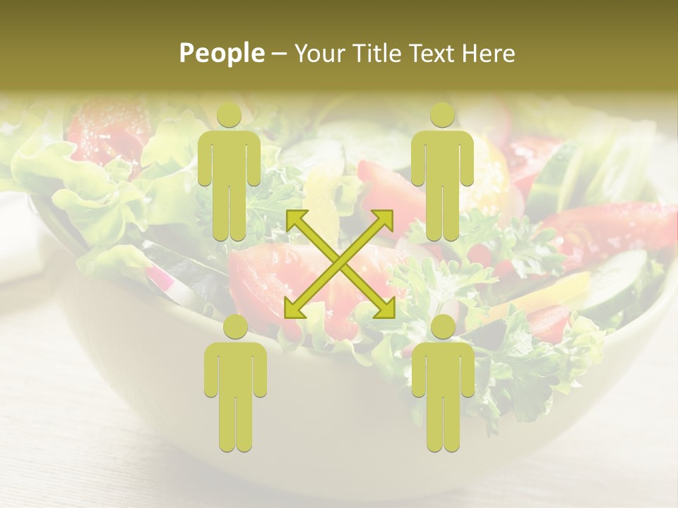 Tasty Object Plate PowerPoint Template