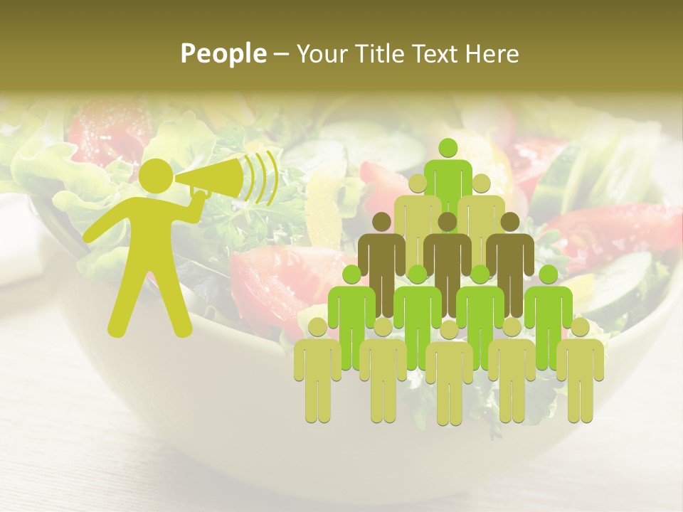 Tasty Object Plate PowerPoint Template